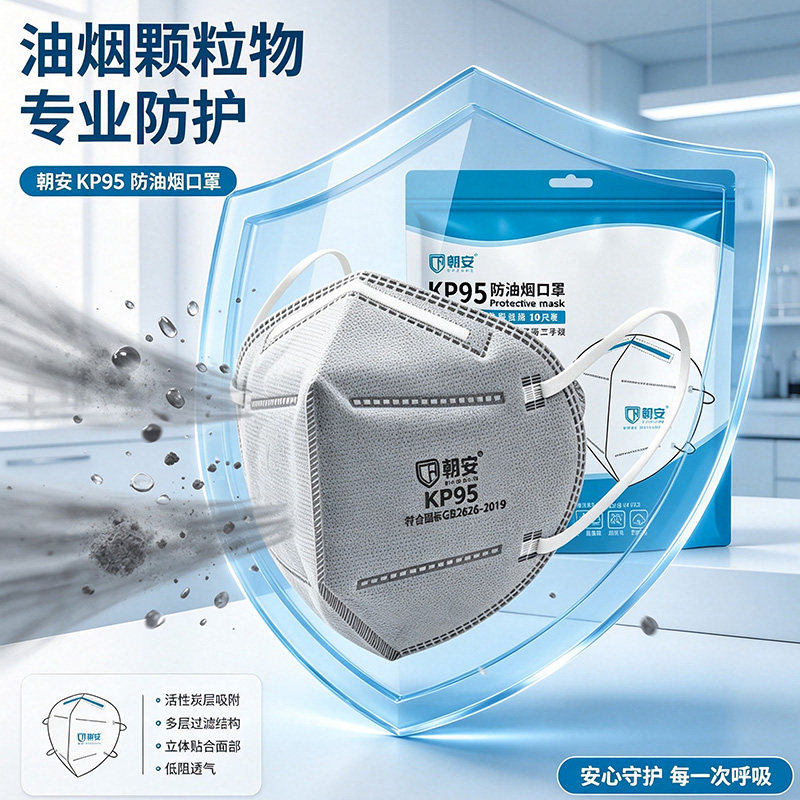 朝安孕妇防甲醛专用口罩活性炭防二手烟神器防油烟雾霾苯防尘KP95
