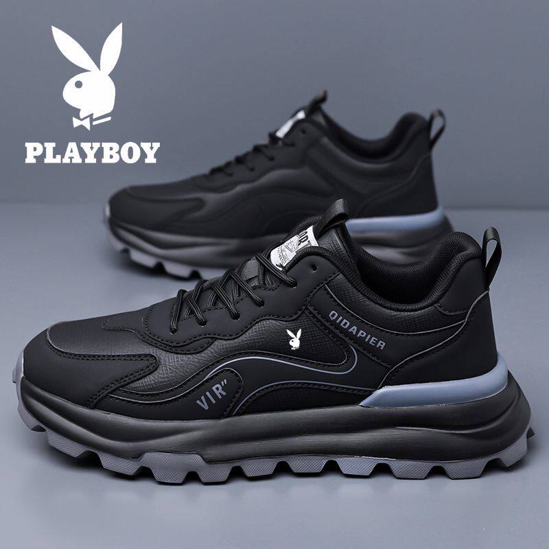 花花公子男鞋春季运动鞋防滑运动休闲鞋轻便跑步鞋百搭休闲鞋男款