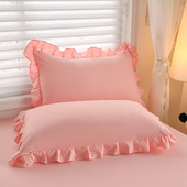 2025新款 纯棉枕套一对装 40x60枕头套单个100全棉整头套48cmx74cm