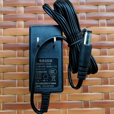 电线12V1A电源线充电器