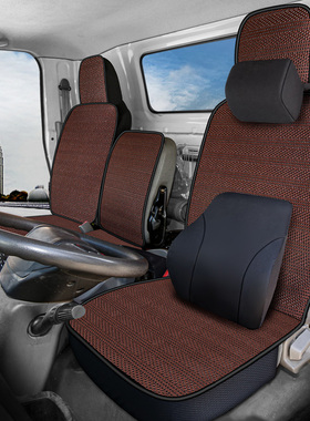 4米2货车用品四季座套江淮康铃H3J5J6X7帅铃Q6轻卡四季冰丝座椅套