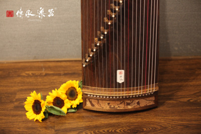 传承牌桐木洞烧半挖1.35米小筝朱砂红孔雀绿富贵黄便携式小筝包邮