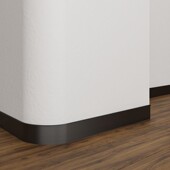 持雍金属踢脚线弧度瓷砖扫脚线拐弯墙灰收口墙面贴暗装 地线地角线