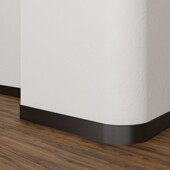 持雍金属踢脚线弧度瓷砖扫脚线拐弯墙灰收口墙面贴暗装 地线地角线