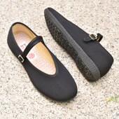 老北京布鞋 妈妈奶奶鞋 复古民族风圆口木兰春秋女鞋 防滑软底老人鞋