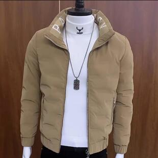 韩版 冬季 轻薄设计师款 羽绒棉服男外套痞帅时尚 加厚保暖棉衣潮 新款