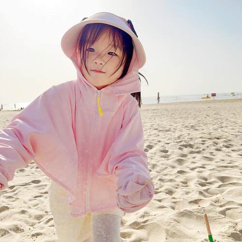 儿童防晒衣男童夏季女专业薄款防紫外线女童50透气宝宝防晒服