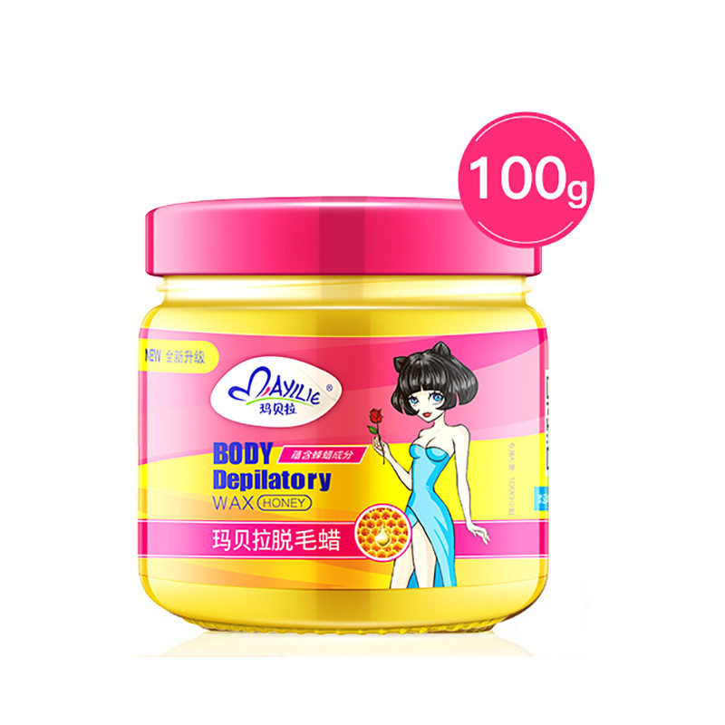 特惠包邮流行玛贝拉脱毛蜜蜡100g腋下毛膏全身腿部蜜蜡纸男女私处,美容护肤/美体/精油,脱毛膏,淘宝优惠券,粉丝福利购,淘宝优惠卷