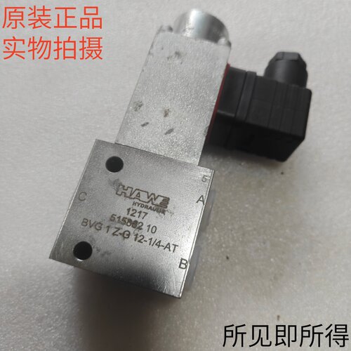 哈威HAWE电磁阀BVG 1 Z-G 12-1/4-AT原装现货BVG 1 R-G 12-1/4-AT