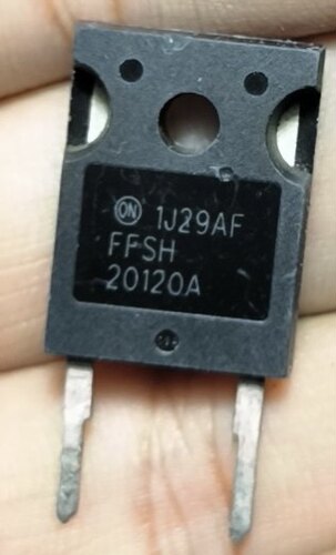 原装拆机测好  FFSH20120A 1200V 20A 碳化硅二极管 TO-247