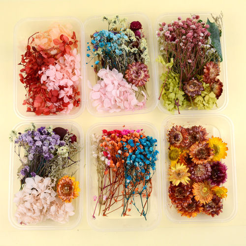 干花永生花手工花装饰材料真花
