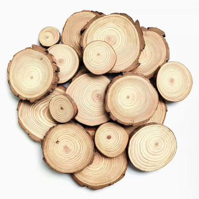 圆木片diy手工木片薄木板木头片木片画实木年轮片大小底座可打孔