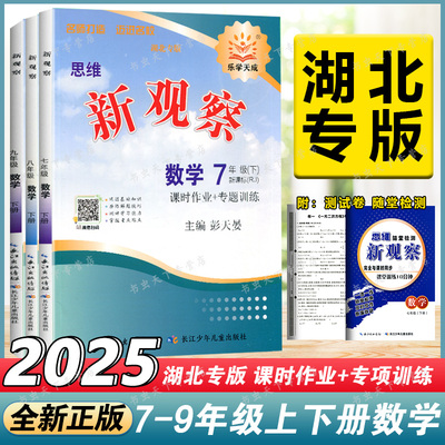 2025年新观察数学上下册