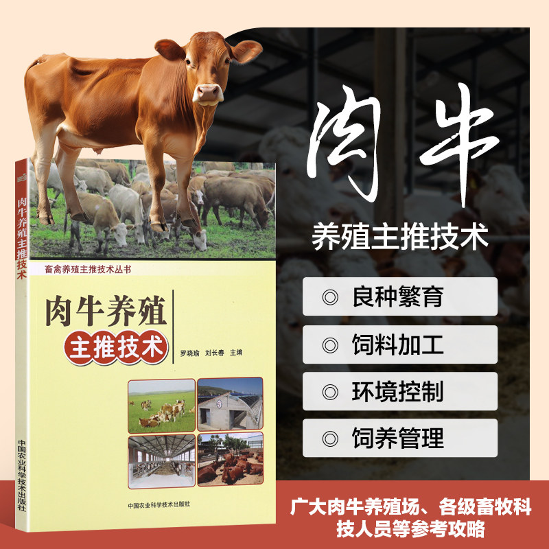 正版肉牛养殖主推技术 母牛的生殖器官及生殖生理 肉牛杂交 肉牛养殖技术书籍大全 养牛书籍