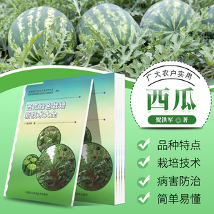 西瓜绿色栽培新技术大全贺洪军编 高效西瓜种植技术大棚西瓜种植技术西瓜病虫害防治西瓜高产高效栽培新技术西瓜种植书籍