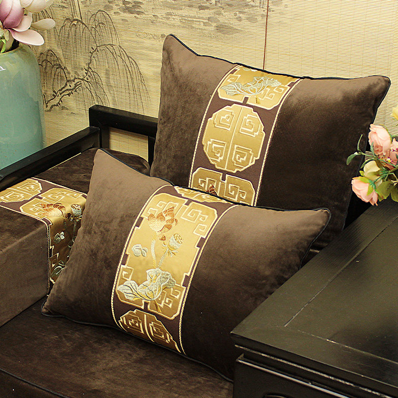 New Chinese style Pillows Rosewood Sofa cushion Arhat mattress Cushion solid wood furniture Round-backed armchair classical Pillows customizedin the Home Fabric , Pillow/Pillow  category - from Buy2taobao.com to provide professional Taobao agent buy service