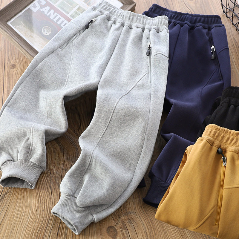 男童潮童卫裤2025秋季新款运动裤拉链口袋裤中大童童装宽松,童装/婴儿装/亲子装,裤子,淘宝优惠券,粉丝福利购,淘宝优惠卷