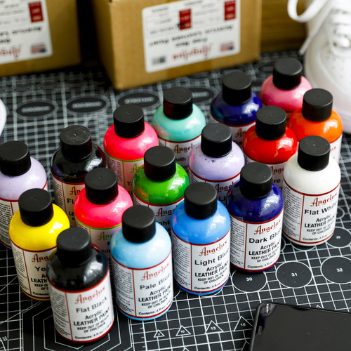 angelus安格鲁斯鞋子改色衣服