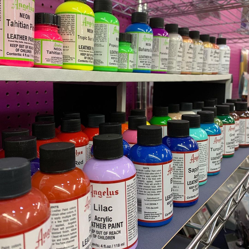 安格鲁斯angelus定制球鞋包包衣服改色剂颜料染料diy喷漆涂鸦手绘