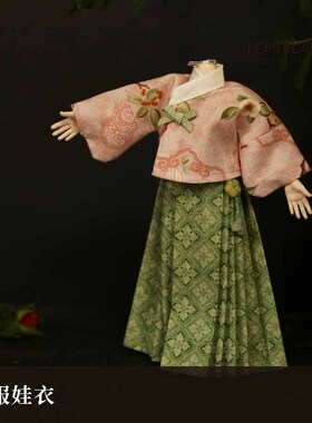 此时此地 汉服娃衣压襟2025新款bjd ob娃衣古风节日闺蜜互赠