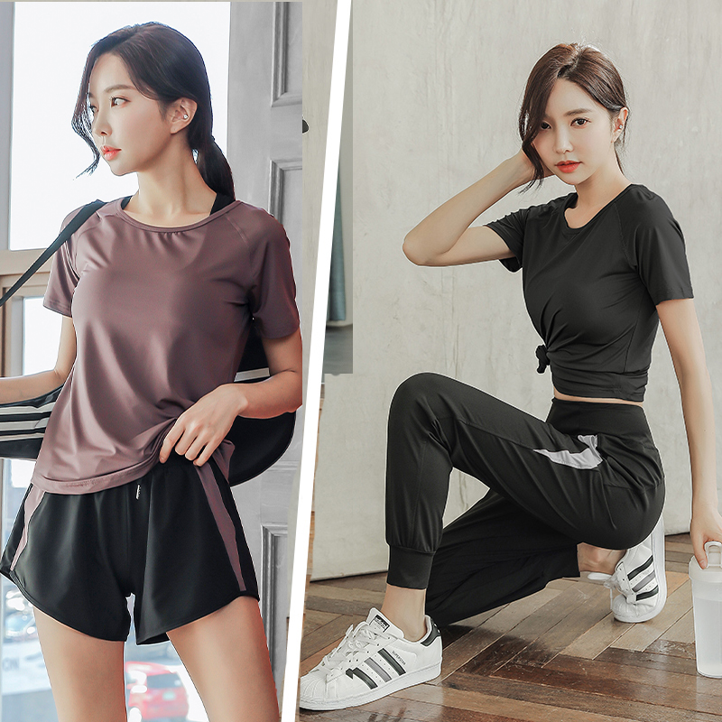 套装健身速干短裤t恤夏季运动服