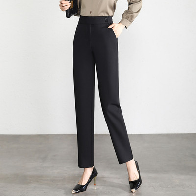 GCMUSCLE高腰通勤修身九分裤