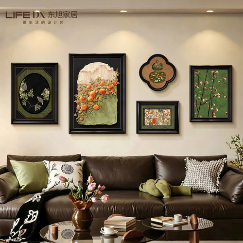 【设计师推荐】中古风客厅装饰画