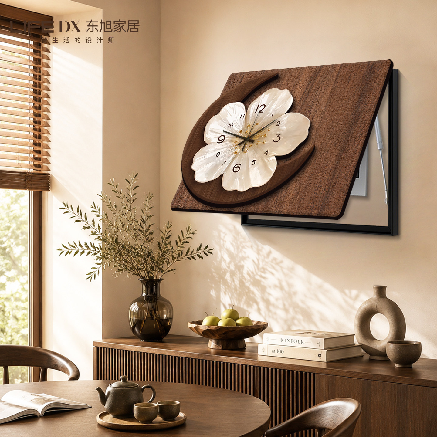 【家居博主推荐】时钟电表箱挂画图片