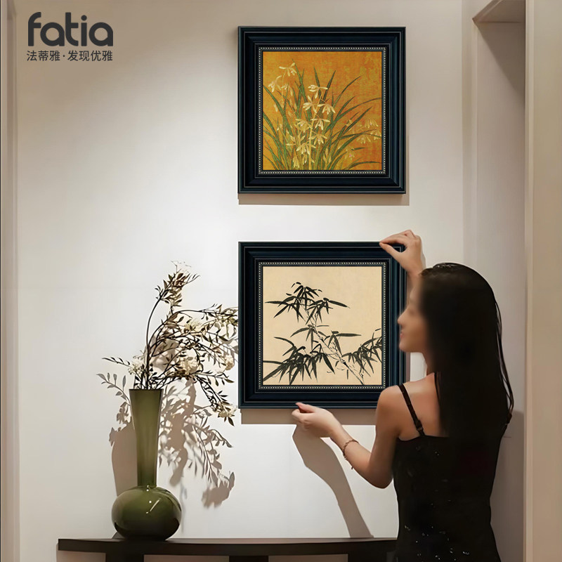 【小红书同款】中古风入户玄关画图片