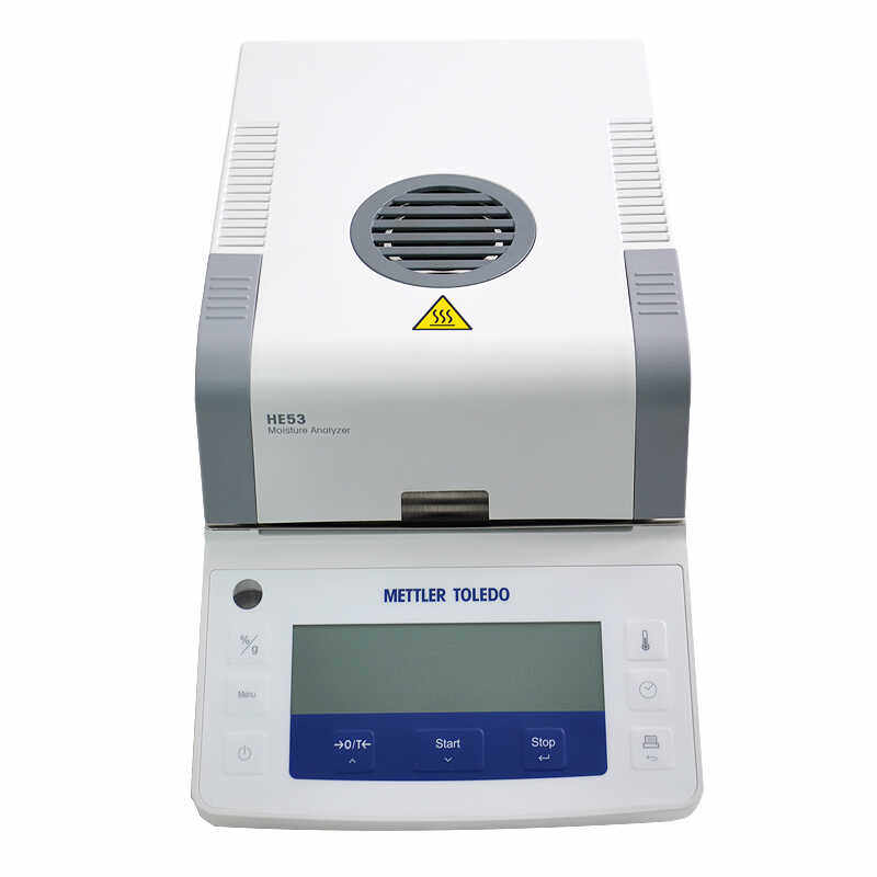 梅特勒he53水分测定仪 快速水分测定仪 卤素茶叶食品水分测试仪