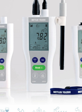 梅特勒实验室便携pH计F2-Standard数显酸度计LE438/IP67防水电极