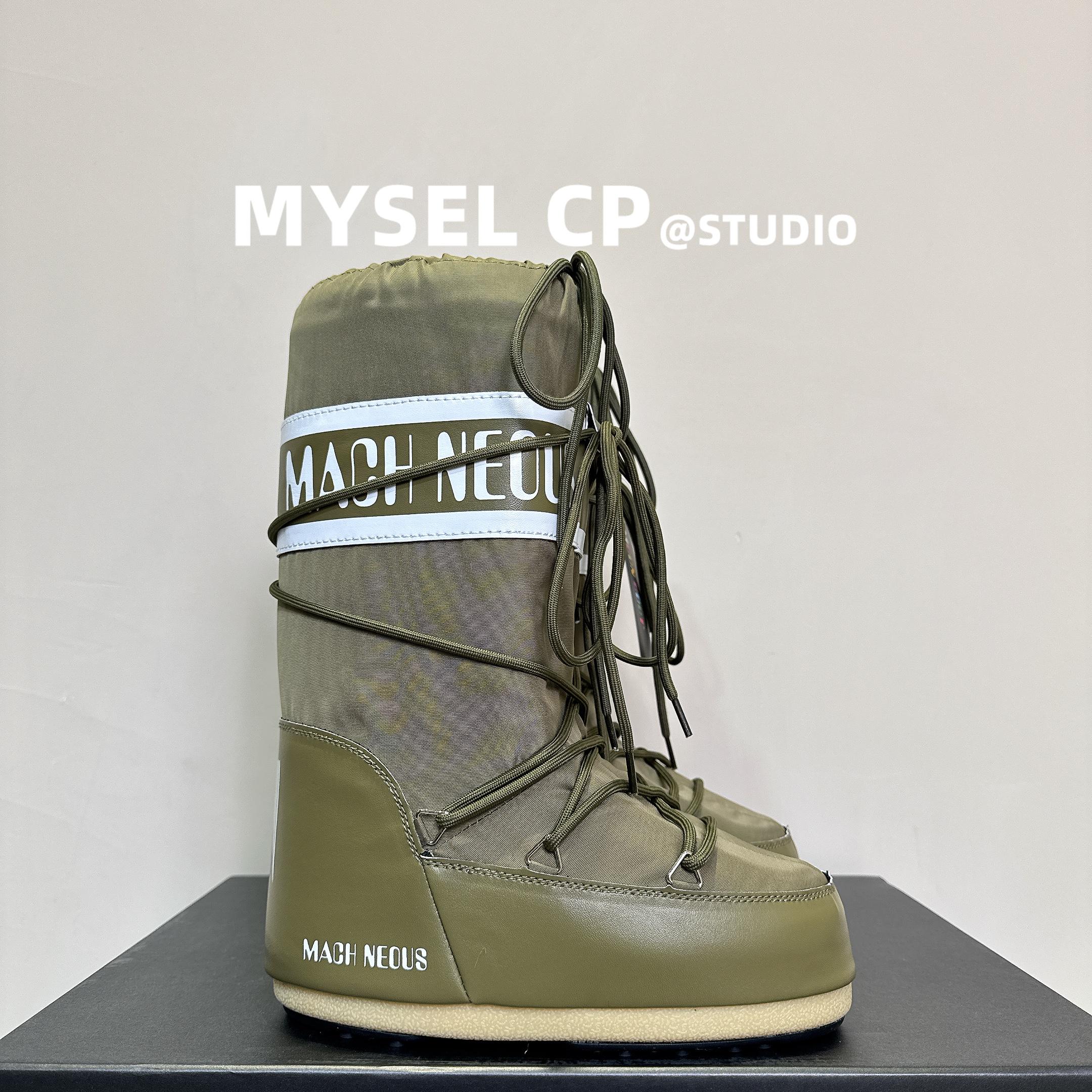 圆头厚底雪地靴时尚休闲