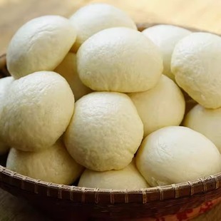 正宗衢州龙游酒酿白馒头农家自制手工葱花馒头胚白空气馒头点心