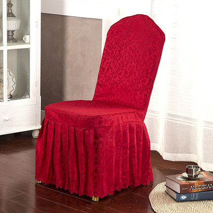 定做酒店椅套连体饭店餐桌椅子套罩餐厅宴会凳子套罩餐椅套批发