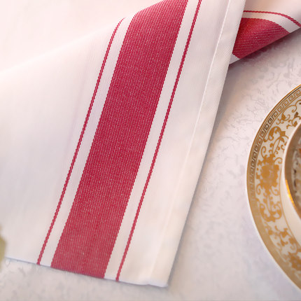 纯棉擦杯布口布酒店擦红酒杯布吸水不掉色不掉毛餐巾布折花布全棉