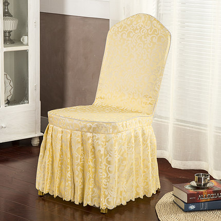 定做批发酒店椅套连体饭店椅子套餐厅宴会餐椅套婚庆婚宴凳子套罩