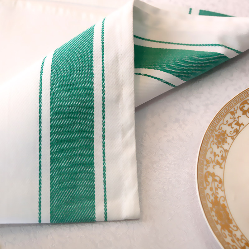 纯棉擦杯布口布酒店擦红酒杯布吸水不掉色不掉毛餐巾布折花布全棉