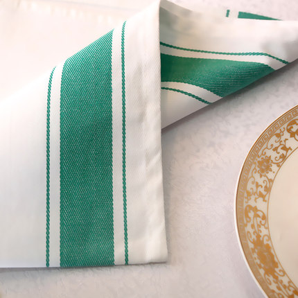 纯棉擦杯布口布酒店擦红酒杯布吸水不掉色不掉毛餐巾布折花布全棉