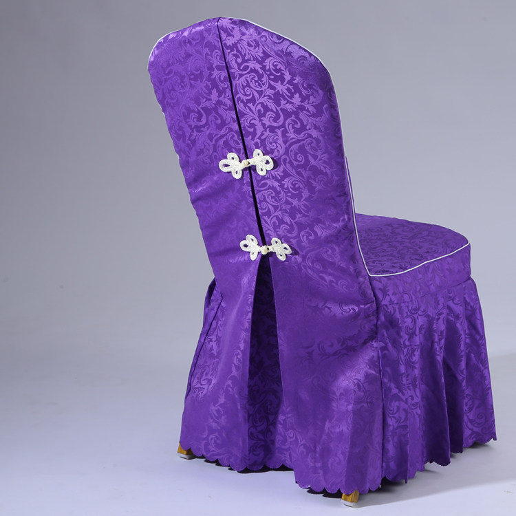 定做加扣酒店椅套餐厅宴会椅子套饭店餐椅套凳子套罩座椅套批发