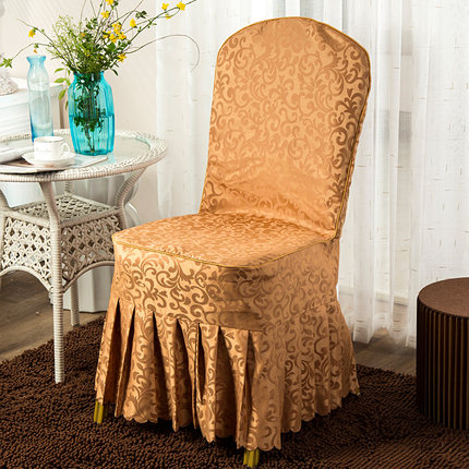 定做酒店椅套连体饭店椅子套餐厅婚庆婚宴凳子套罩座椅套布艺批发