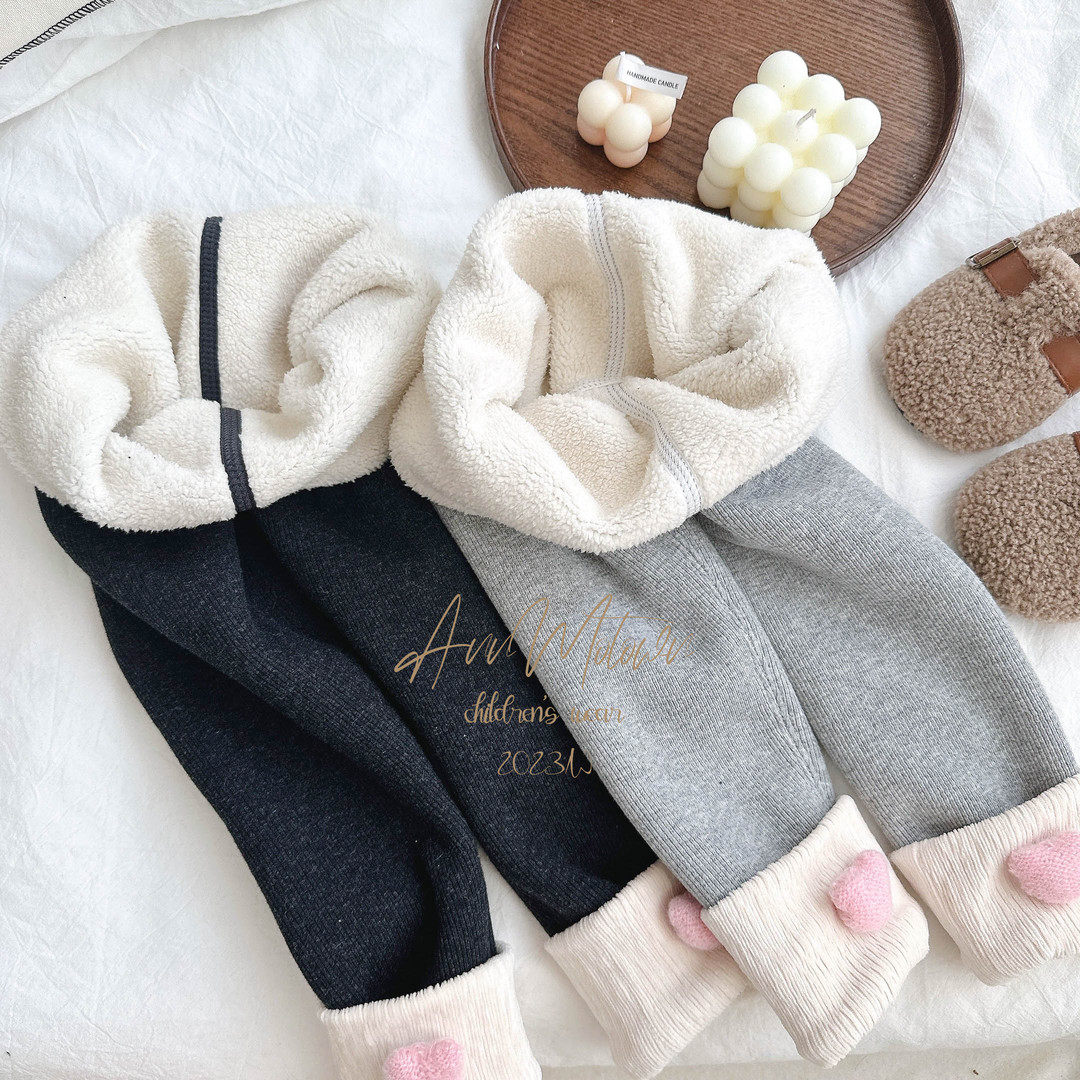 女小童秋冬季2025新款洋气时尚小女孩韩版保暖加厚立体爱心打底裤,童装/婴儿装/亲子装,裤子,淘宝优惠券,粉丝福利购,淘宝优惠卷