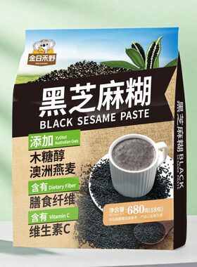 添加木糖醇金日禾野黑芝麻糊