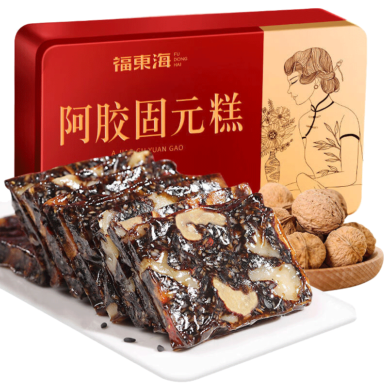 福东海阿胶当归党参口服液人参黄芪女生原浆正品旗舰店端午节礼物