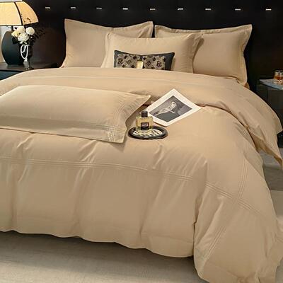 四件套纯棉四季通用纯色简约风