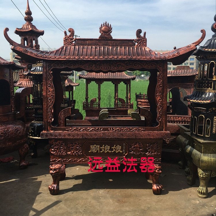 寺庙香炉铸铁四龙柱香炉 寺院大型香炉 佛堂道观铁香 宗祠铜香炉,特色手工艺,佛教工艺品,淘宝优惠券,粉丝福利购,淘宝优惠卷