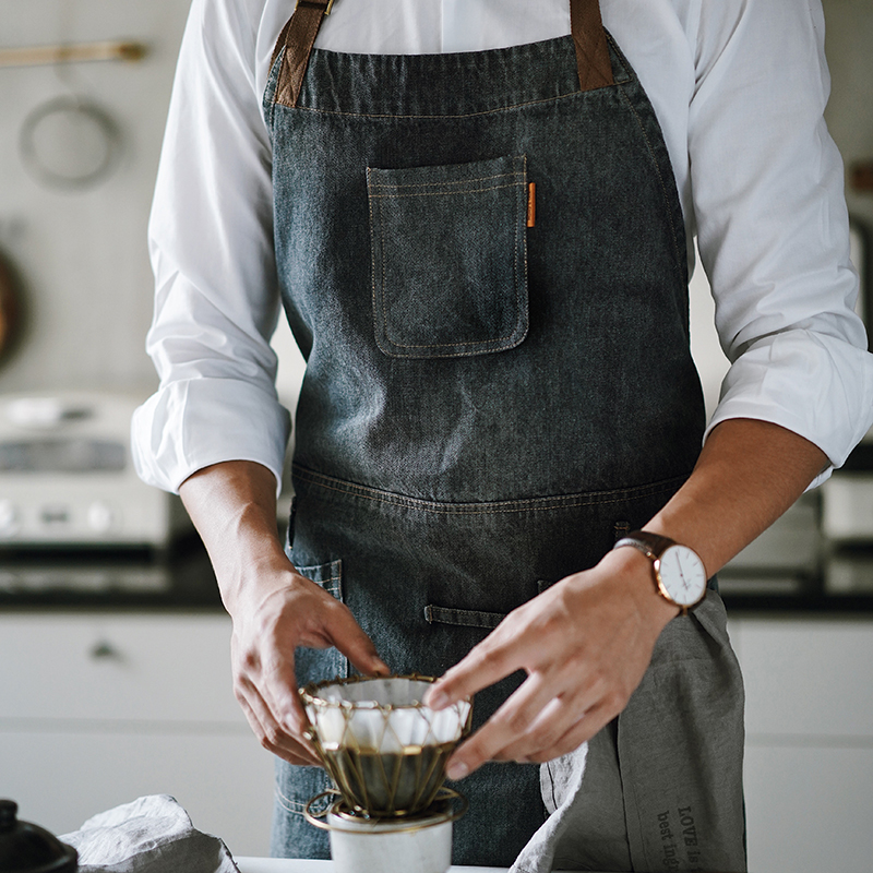 momostalk莫语ins欧美工业风围裙