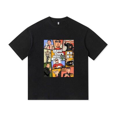 范德彪辽东猎车手美式短袖T恤男