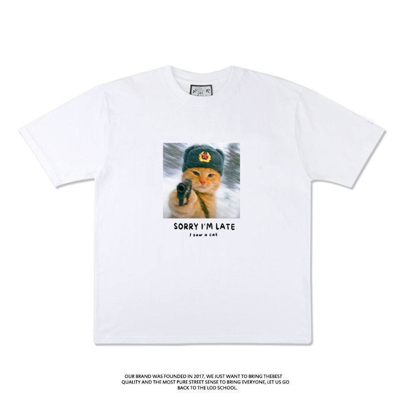 2025新款短袖T恤搞怪抽象