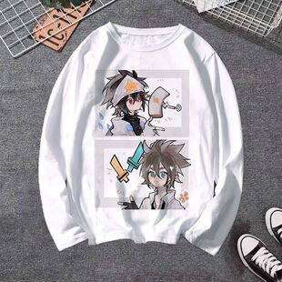 凹凸世界衣服动漫流男女学生长袖T恤秋冬2025新款宽松上衣圆领t恤
