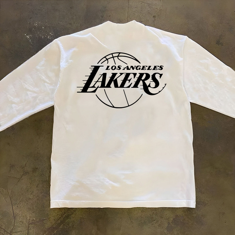 湖人队球衣定制印字logo